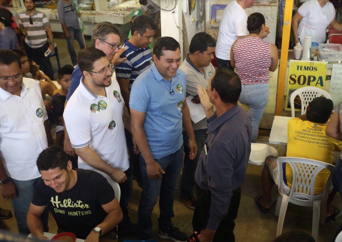 Wilson Lima encontra com eleitores do bairro Compensa em Manaus