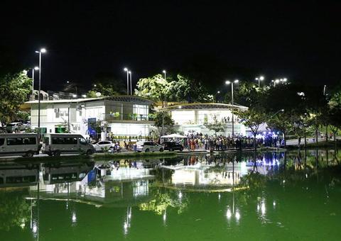 Em Manaus, parque municipal fica às escuras depois ter fiação elétrica furtada pela 4º vez