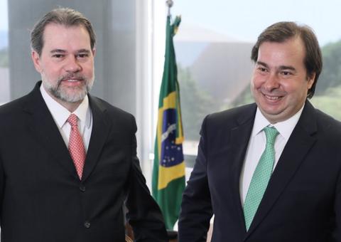 Toffoli discute com Maia recursos de campanha, aborto e cassação automática de mandato