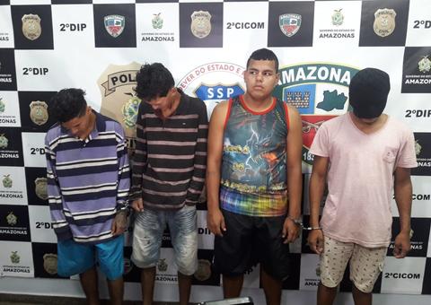 Grupo suspeito de praticar assalto e homícidio é preso em Manaus 