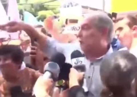 Ciro Gomes xinga repórter durante ato em Boa Vista; assista