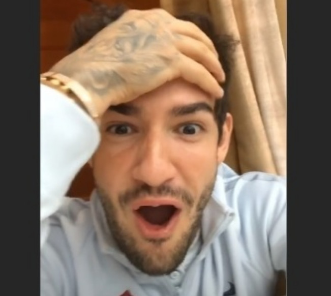 Alexandre Pato registra chegada de tufão e fica amedrontado com que viu