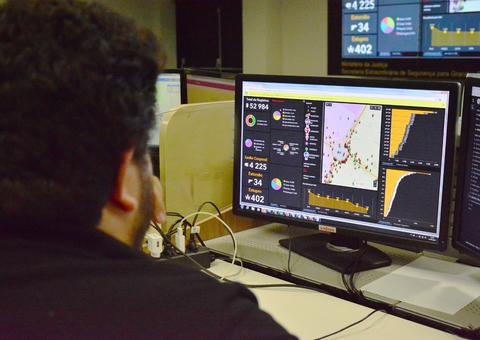 Mapa virtual é montado para ações de combate ao crime no Amazonas