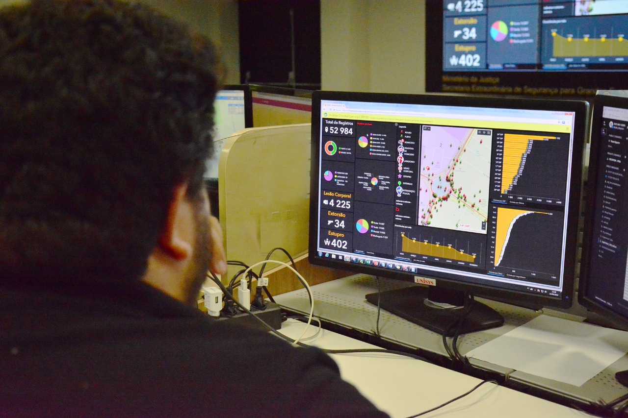 Mapa virtual é montado para ações de combate ao crime no Amazonas