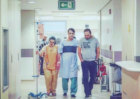 Em postagem no Twitter, Bolsonaro aparece caminhando e agradece apoio 