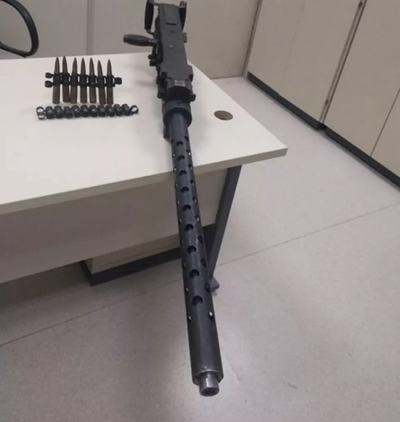 Polícia do Rio apreende metralhadora capaz de perfurar blindados