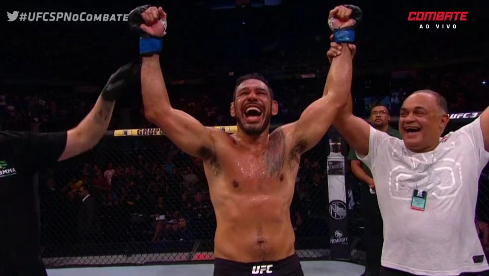 Minotouro volta com tudo e vence com nocaute no UFC SP; Vídeo
