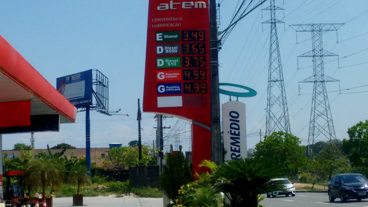 Preço da gasolina dispara e chega ao maior valor dos últimos 10 anos