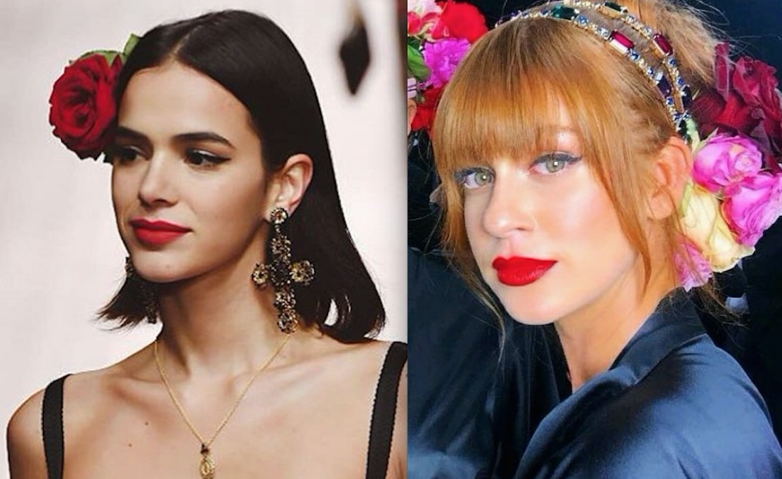 Com rumor de rivalidade, Marina Ruy Barbosa e Marquezine dividem passarela em Milão