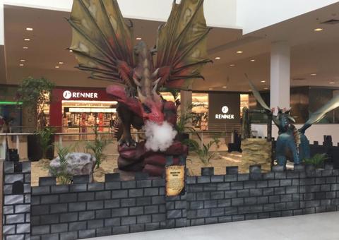 Exposição Internacional Os Dragões Mágicos do Reino Encantado já está em Manaus