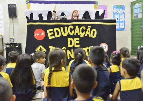 Programa “Detran nas Escolas” já atendeu mais de três milhões de crianças em todo o Amazonas