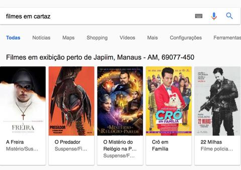 Google encontra bilhete de cinema mais barato