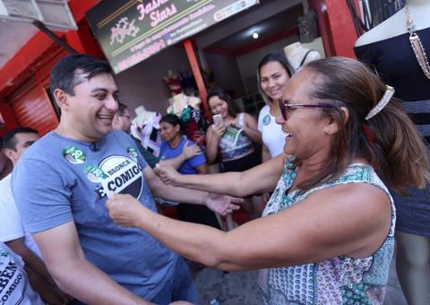 Nas ruas, Wilson Lima relata que o apoio recebido é devido a busca da população pela renovação 