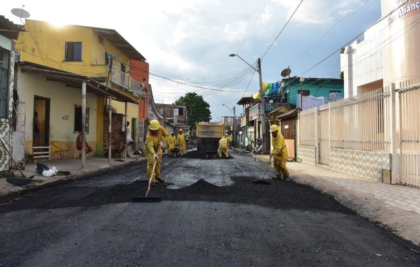 Obras do governo do Amazonas em Manaus vão além das vias principais