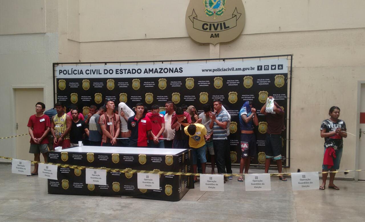 Operação Guardiães da Eleição prende 52 pessoas em Manaus 