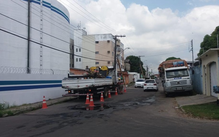 Ageman vistoria desabastecimento de água na zona Centro-Sul de Manaus