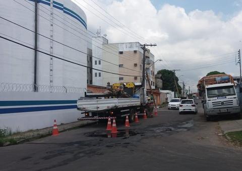 Ageman vistoria desabastecimento de água na zona Centro-Sul de Manaus