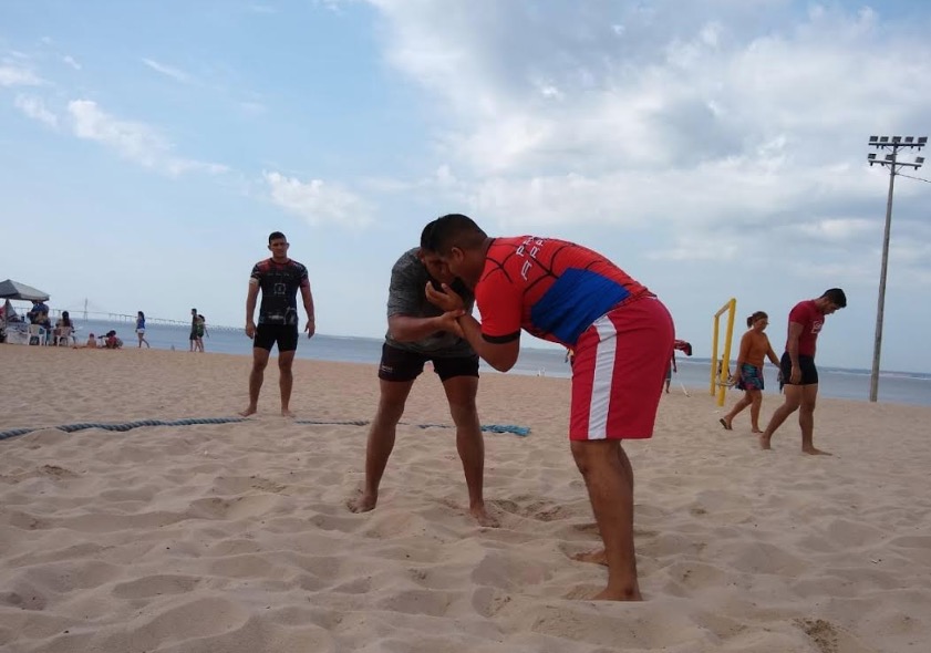 Ponta Negra recebe 1º Campeonato Amazonense de Beach Wrestling