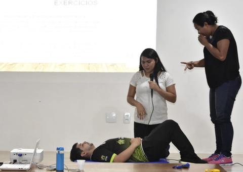Auditório da Vila Olímpica recebe palestra sobre a importância da respiração coordenada na prática esportiva