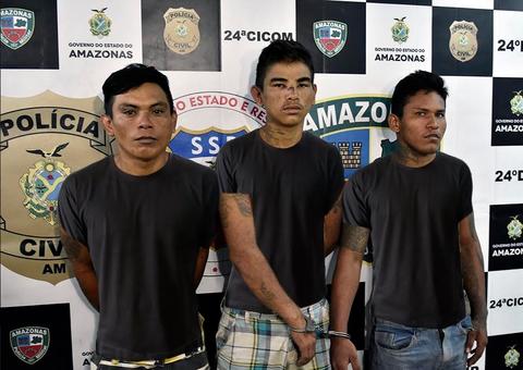 Suspeitos de latrocínio e roubo são presos no Amazonas