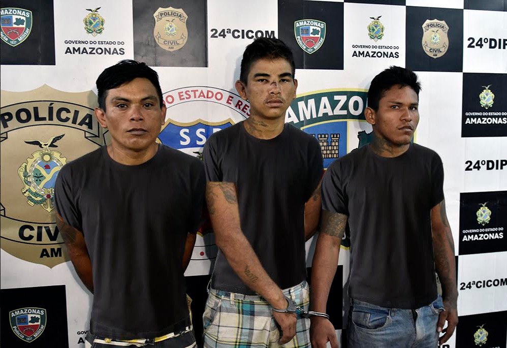Suspeitos de latrocínio e roubo são presos no Amazonas