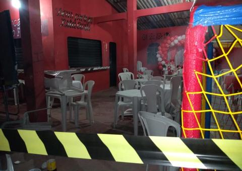 Homem é executado com mais de 10 tiros na festa de aniversário de uma ano da filha em Manaus