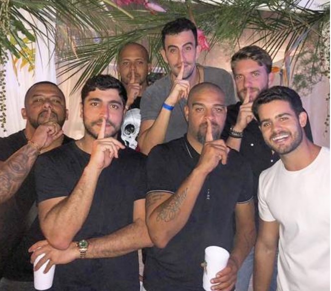 Ex-marido de Anitta, Thiago Magalhães curte farra ao lado de Adriano Imperador 