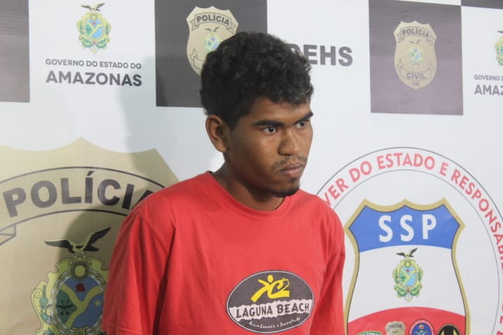 Suspeito de matar aluno e ferir professora na porta de escola é preso em Manaus 