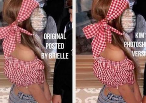 Estrela de reality choca internet ao usar photoshop para 'turbinar' bumbum da filha de 4 anos