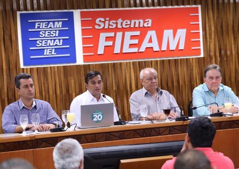 Wilson Lima propõe diálogo e transparência a empresários 