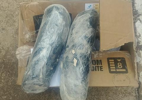 Estudante é presa ao receber 2 kg de haxixe pelos Correios