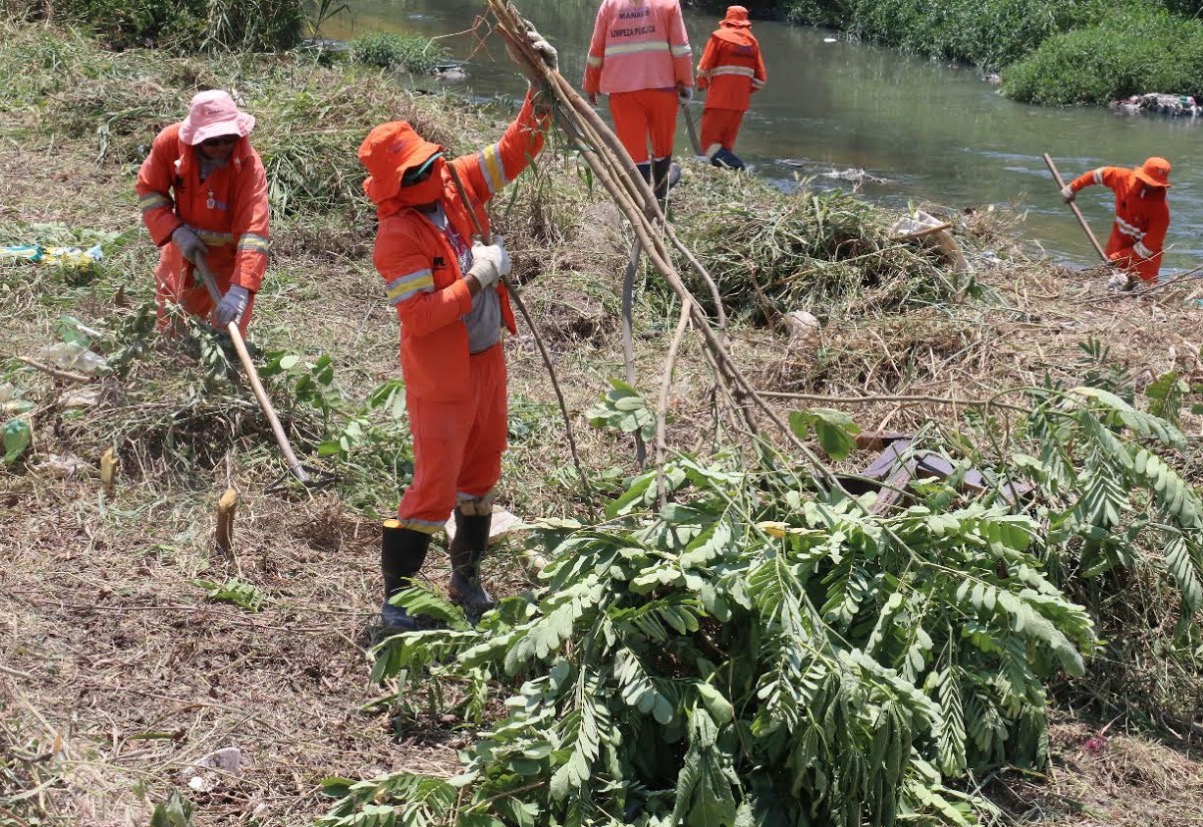 Ação de limpeza da prefeitura vai percorrer igarapé do Mindu