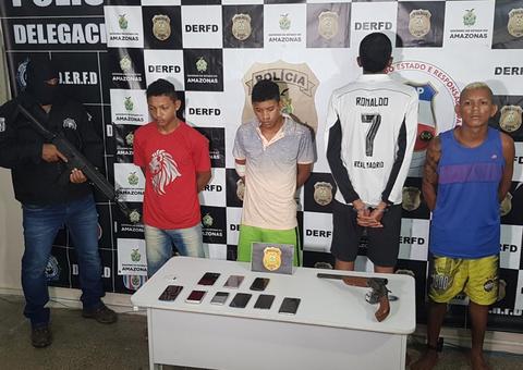 Suspeitos de assaltarem lojas em shopping de Manaus são presos