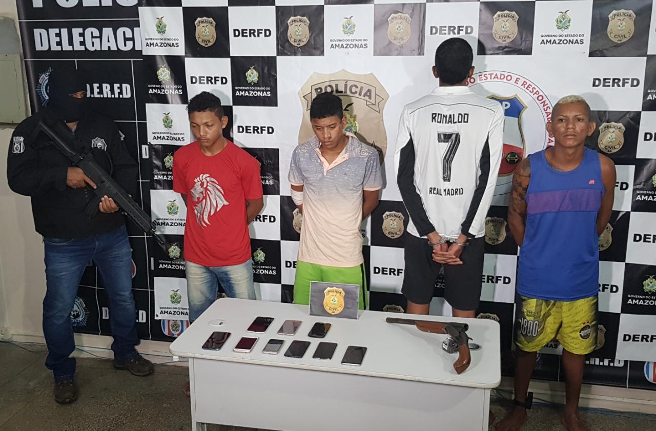 Suspeitos de assaltarem lojas em shopping de Manaus são presos