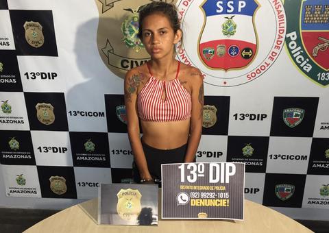 Mulher é presa com drogas em bairro de Manaus 