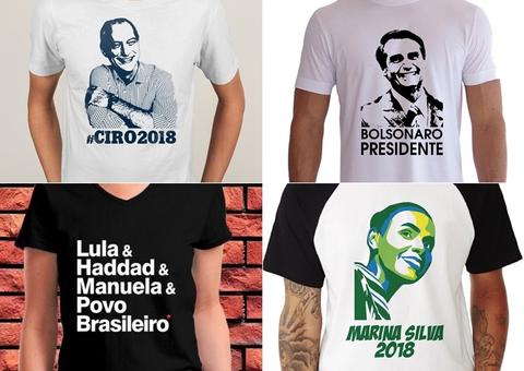 Vestir camisas com referência a candidatos está liberada na eleição, decide TRE