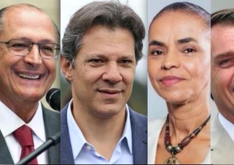 Nova pesquisa de intenções de voto mostra Bolsonaro e Haddad no segundo turno