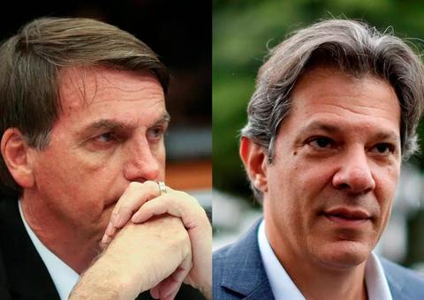 Bolsonaro e Haddad disputarão segundo turno para presidente da República