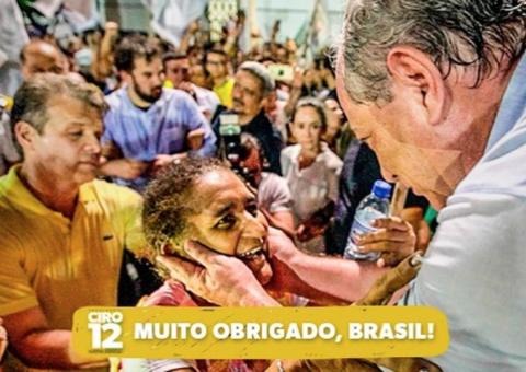 'Ele não, sem dúvida', diz Ciro sobre apoio no segundo turno