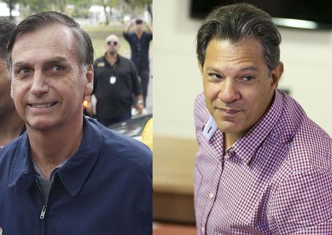 No 1º turno, Bolsonaro venceu em 23 capitais e Haddad em três