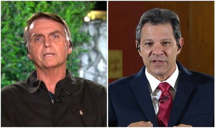Bolsonaro e Haddad dizem que vão governar respeitando a Constituição