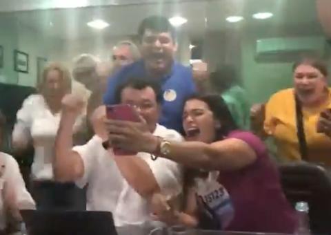 Vídeo mostra alvoroço de Eduardo Braga ao conseguir virada na eleição