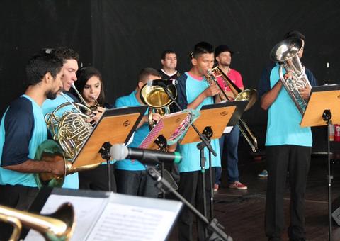 Largo de São Sebastião sedia Festival de Bandas e Fanfarras do Sesc