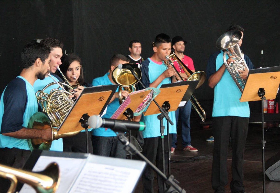 Largo de São Sebastião sedia Festival de Bandas e Fanfarras do Sesc