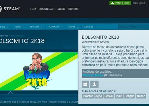 Startup cria jogo violento 'Bolsomito 2k18' e é investigada pelo MPF