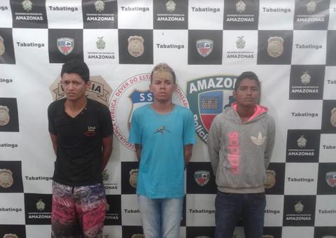 Três são presos suspeitos de participar de roubo à loja de eletrodomésticos no Amazonas