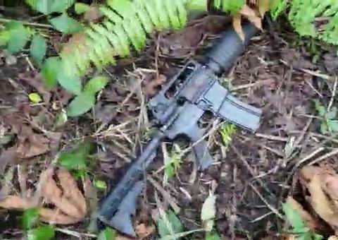 Vídeo mostra troca de tiros e armas encontradas pela polícia durante operação em Manaus