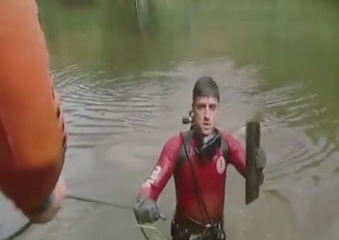 Bombeiros retiram de lago notebook com registros de propinas do esquema de Cabral 