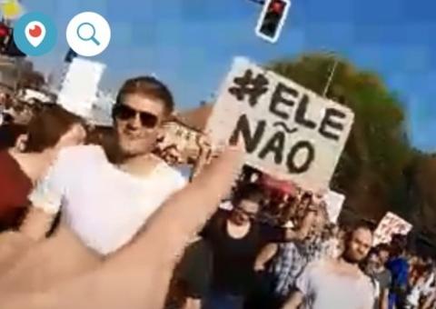  'Unidos contra o racismo', alemães protestam contra a extrema direita e Bolsonaro é lembrado