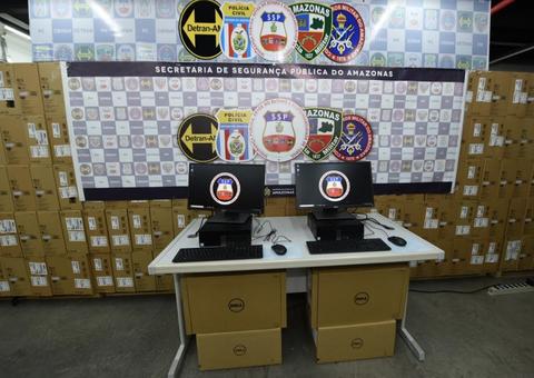 Mais de mil computadores são entregues para sistema de segurança no Amazonas